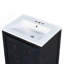 Petit meuble-lavabo 24 "avec lavabo en céramique