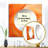 Tangerine Twist Spriral - Abstract Spirals Square Mirror Wall Art For Bathroom-101495468
