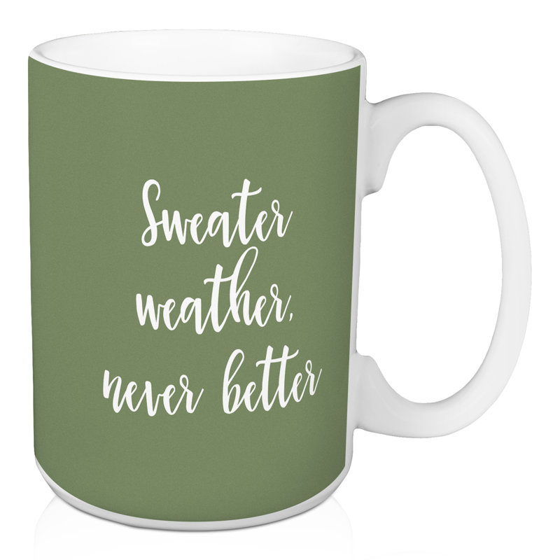 Grande tasse à café et jamais de sueur Bransouze, Vert