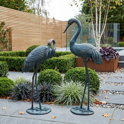Bird Animals Metal Garden Statue