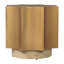 Table d'appoint Osam doré et beige
