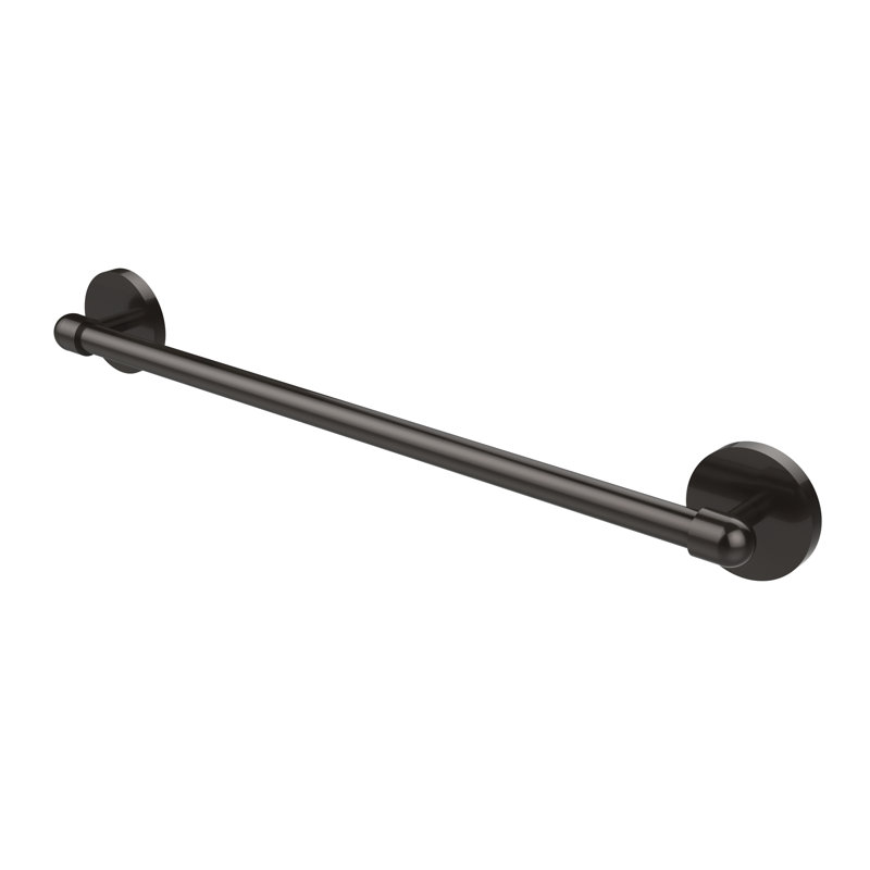 Barre à serviettes murale Itzhak, Bronze huilé,  3" H x 24" L x 2.5" D