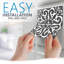 4'' W x 4'' L Vinyl Peel and Stick Mosaic Tile-94950786