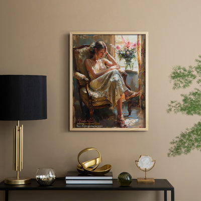 Reproduction encadrée WOMEN Series CCCCXIX - bois massif