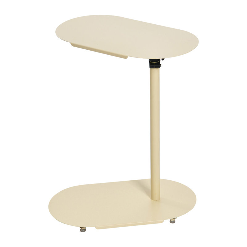 Idyllwild Steel Top End Table, Beige