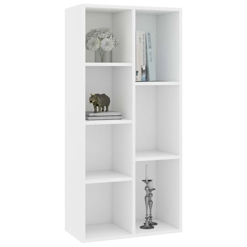Mamet 106cm H x 50cm W Standard Bookcase, White