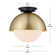 Oswald Glass Flush Mount