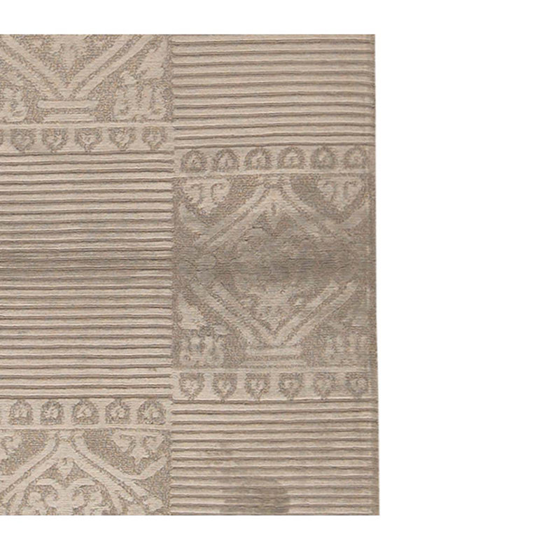 Striped Area Rug in Brown/Cream