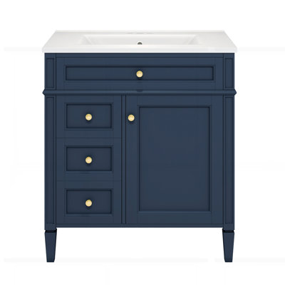Meuble-lavabo de 30 po avec lavabo supérieur