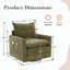 Fauteuil demi-tonneau pivotant - Chaise Mid-Century moderne-1277357750