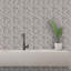 38.1cm W x 38.1cm L PVC Peel and Stick Mosaic Tile-606147846