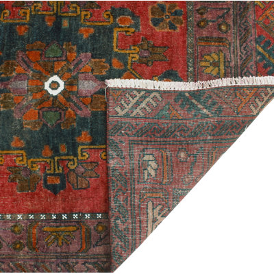 Khrystopher Distressed Gisou Rust Rug
