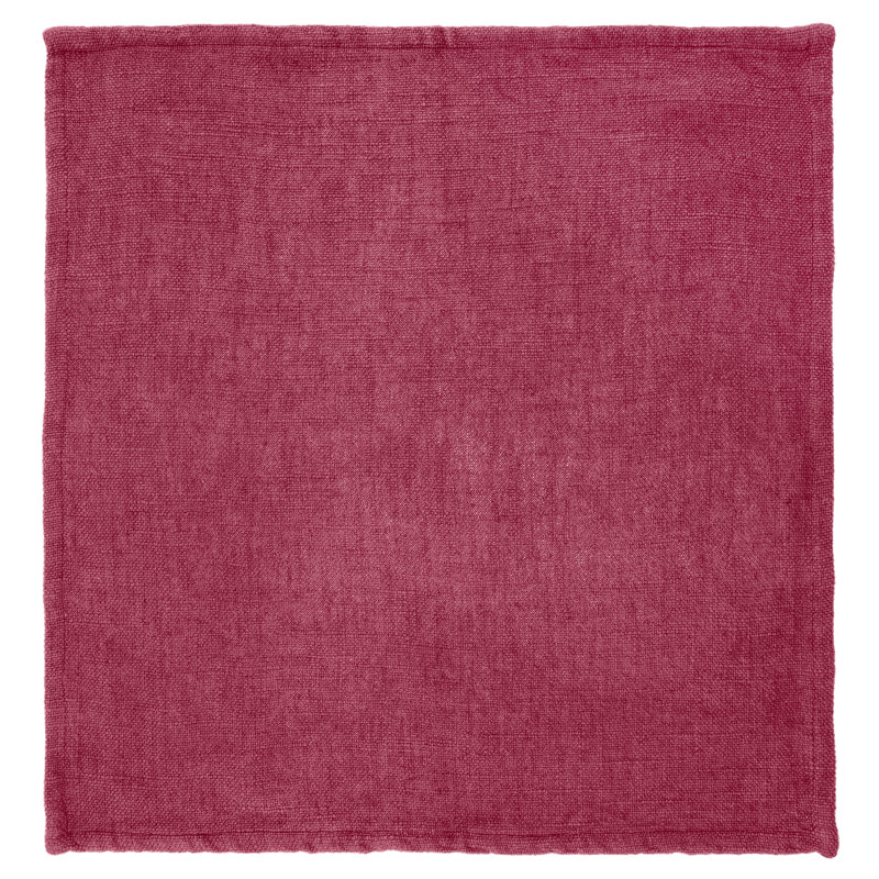 Ensemble de serviettes de table unies, Rose