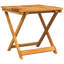  Petite table de jardin pliable en bois d'acacia massif brun-1563699105