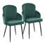 Chaise avec accoudoirs en tissu Jaquavia-911342255-911342167