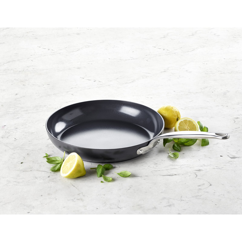 GreenPan Barcelona Black Aluminium Non-Stick Frying Pan, 32 cm