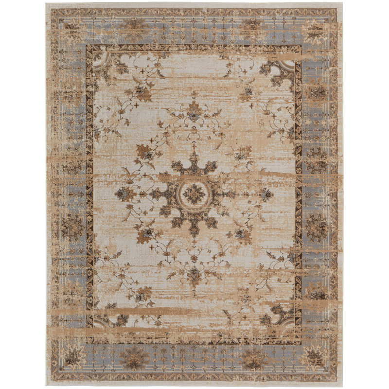 Neoma Oriental Indoor Rug, Round 7'9"