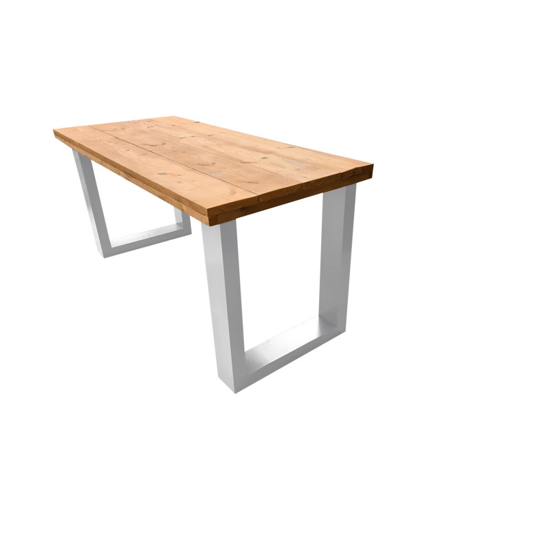 Sterger Commercial Use Rectangle Writing Desk, 75'' H x 130'' W x 70'' D, White
