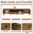 Mid-Century Modern 78.7" Width Entertainment Center, TV Stand For Tvs Up To 85"-1297057516