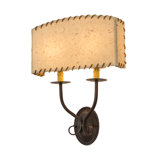 Rustic Lodge 2 - Light Candle Wall Light