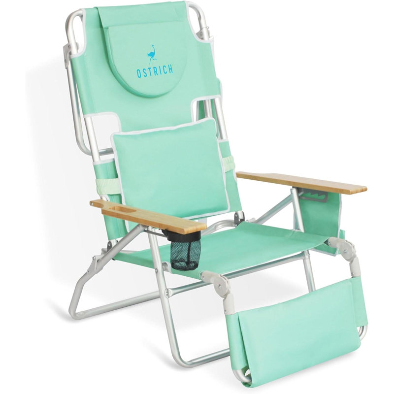Chaise de plage Thaden, Vert