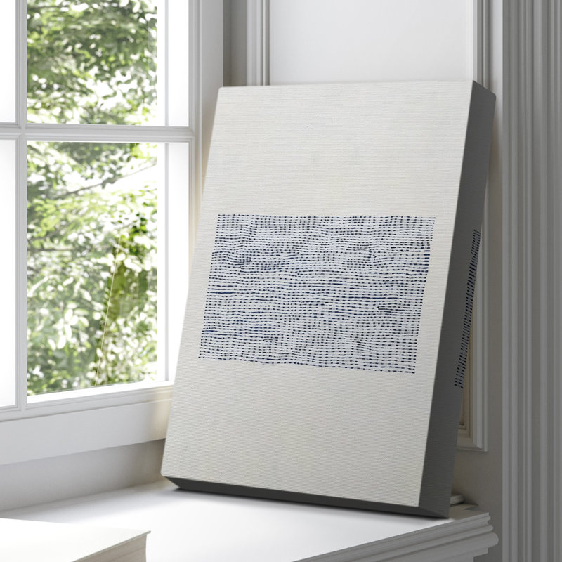 Toile tendue avec châssis abstrait CDLXVII, H 27 po x l 18 po