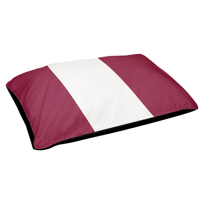 Coussin pour chien Arizona Tempe, Moyen (l 28 po x P 18 po x H 6 po), Marron / blanc / marron