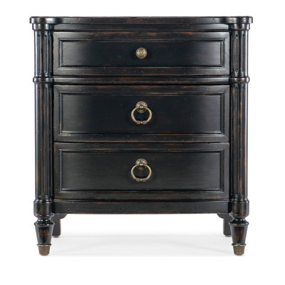 Charleston Solid + Manufactured Wood Nightstand