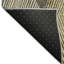 Tapis brun Prisco lavable à la machine de qualité supérieure-1525281855