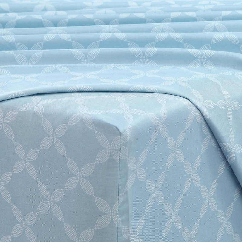 Ensemble de draps 3 pièces Aarya, Ensemble de draps pour lit simple avec 1 taie d'or