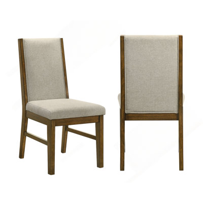 Mobilier de salle à manger moderne en bois capitonné 2 pièces