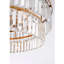 Lustre tambour en cristal 6 lumières Machela
