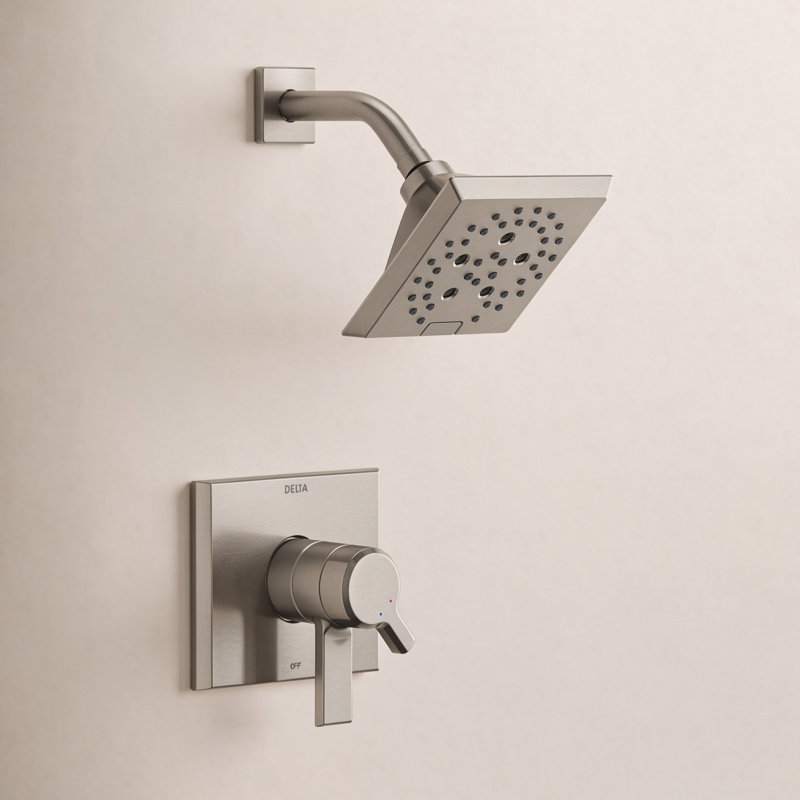 Robinet de douche Pivocal® avec technologie H2Okinetic®, Nickel brossé
