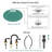 Widespread Bathroom Faucet With Pop Up Drain-111112342
