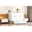 Lit double blanc avec plusieurs tiroirs de rangement – ​​Gain de place pour les petits appartements. Modèle pliable. Rangement pour oreillers, vêtements, etc. Finition soignée. Port de chargement. Montage facile. Dimensions : 191 cm (L) x 144 cm (l) x 105 cm (H) (tiroirs).