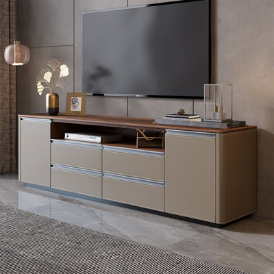 Meuble télé de style minimaliste au sol
