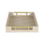 Baidy Hand-Finished Faux Shagreen Rectangular Serving Tray-1054964244