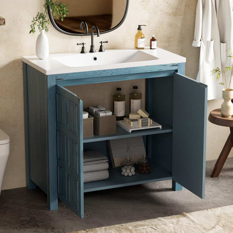 Bathroom Vanity Sets, Retro Blue