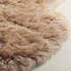 Pavlova Handmade Sheepskin Natural Beige Rug