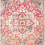 Tapis oriental rouge tissé à plat à la main Joppatowne-392145629