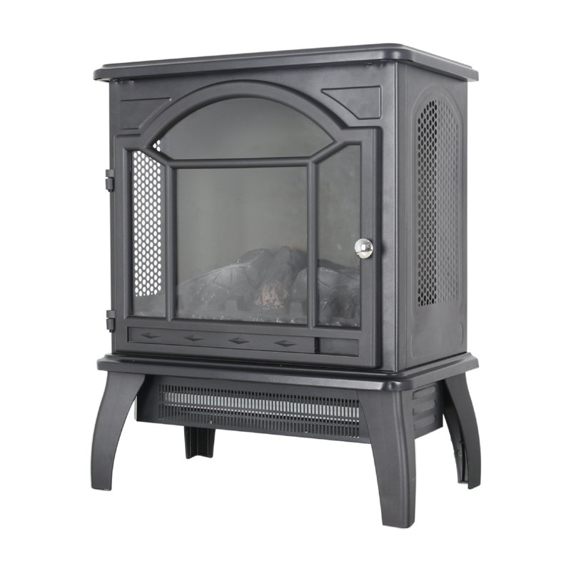 18 Inch 3D  Flame Electric Infrared Quartz Fireplace Stove With Remote Control