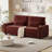 88" Velvet Square Arm Sofa with Storage, Deep Seat Sofa with USB Charging Ports & Cup Holders-1715916986-1714728266