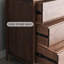 Commode 3 tiroirs 44,09 po Vintage Brown