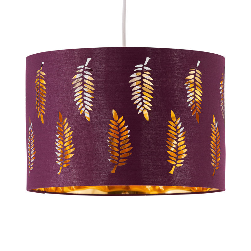 Drum Cotton Lamp Shade, 20cm H x 30cm W x 30cm D