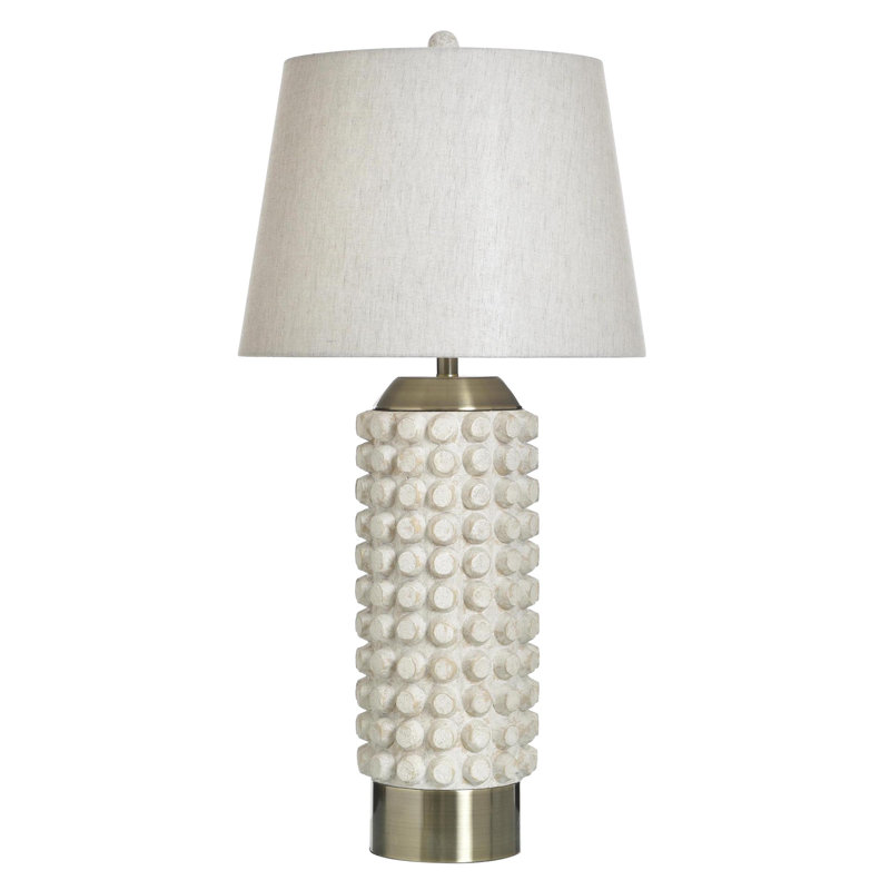 Lampe de table Cavelle, Bire, laiton antique