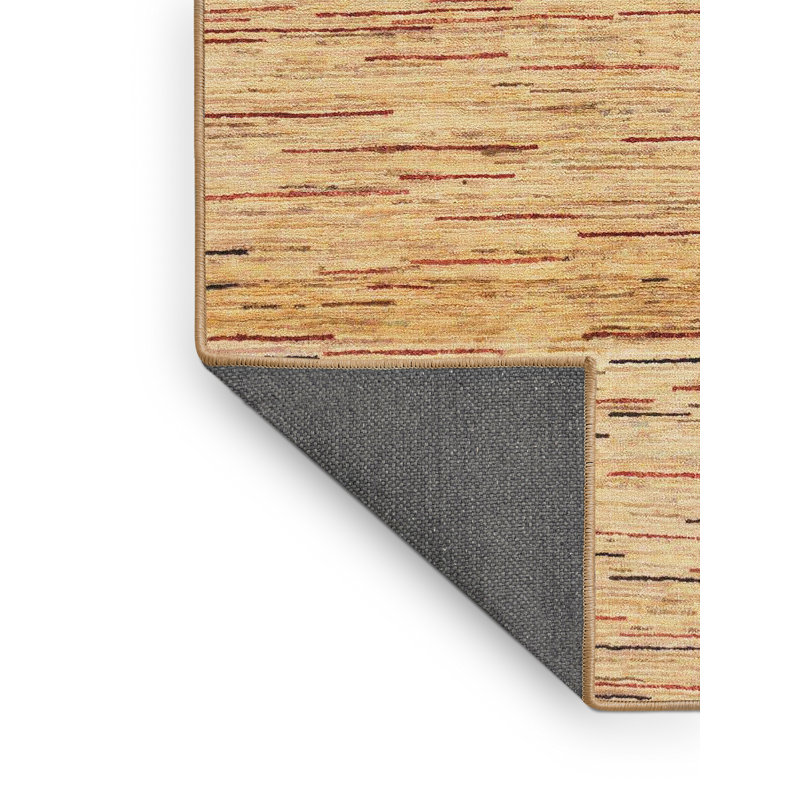 Tapis multicolore à motif abstrait Alicia-Mae, Rectangle 5 pi x 7 pi