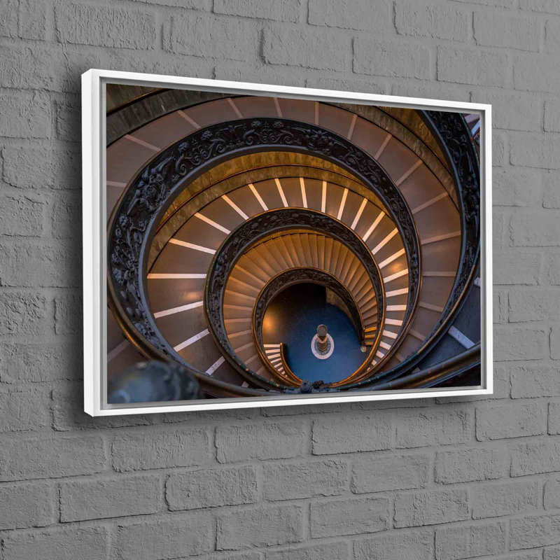 Floater Frame Print on Canvas, White, Framed Print without Mat, 20 cm H x 30 cm W