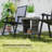 18" Wicker Outdoor Coffee Table, 2-Tier Patio Side Table, Brown-398361820-398361823