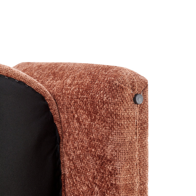 Cristie Upholstered Armchair, Grenada Terracotta Fabric