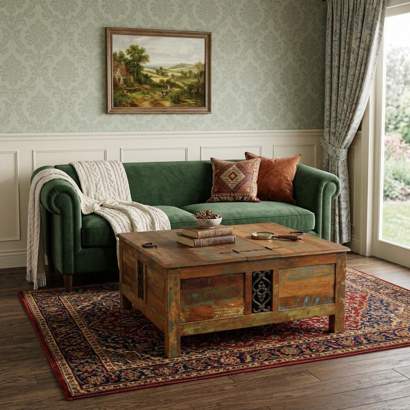 Ekjot Solid Wood Coffee Table